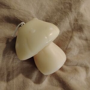 1 unused mushroom candle